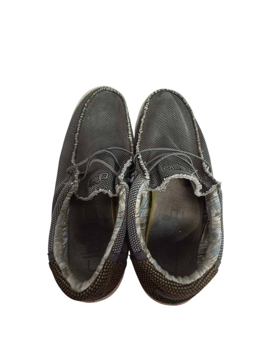 Hey Dude Wally Kite Musk Casual Slip On Shoes Gray Men's Size 14
